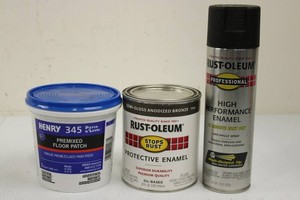 Henry 345 & Rust-Oleum Enamel Products Mixed Lot