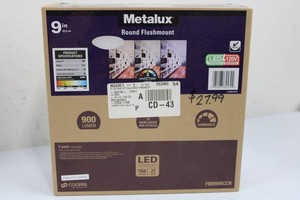 Metalux FM9WRCCR 9in Round Flushmount Integrated LED Fixture