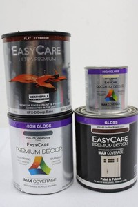 EasyCare Paint & Primer Assortment - 4 Cans (Lot of 4)