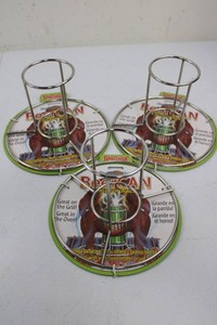 Bayou Classic Stainless Steel Beer Can Chicken Racks (Lot of 3)
