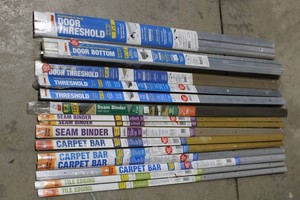 Frost King Door Thresholds, Seam Binders, Carpet Bars & Tile Edging Mixed Lot
