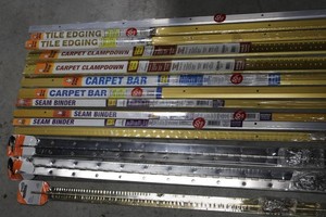 Frost King Flooring Transition Strips & National Hardware Hinges Mixed Lot
