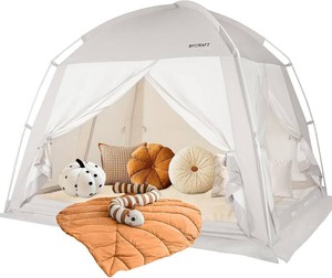Bed Tent Canopy for Privacy, Light-Reducing,4 Doors