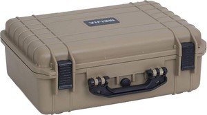 MEIJIA All Weather IP67 Waterproof Hard Camera Case,Hard Protective Case,Hard Case with Customizable Foam,Fit Use of Drones,Camera,Equipments,Pistols(Desert Tan,18.5 x14.06x6.93inches)