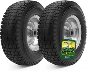 13x5.00-6 Flat Free Tire and Wheel Assemblies (2 Pack)