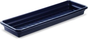 PIG Containment Tray - Rim to Rim Dimensions 52.25 L x 16.25 W x 5 H Utility Tray - Interior Bottom Dimensions 48 L x 12 W - 11.96 gal. Sump Capacity - PAK918
