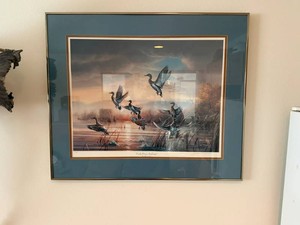 Early Bird Mallards by John C Green 2411000 24 x 28