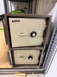 2 Wall Safes with Combinations 15 x 13 x 15 Deep