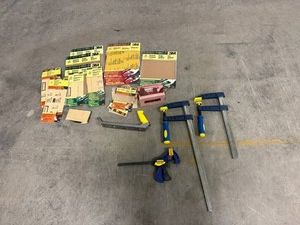 Sandpaper & Clamps