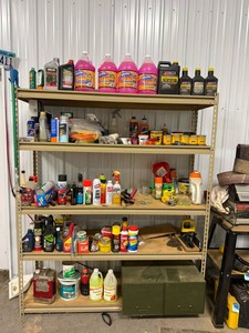 Shelving Unit & Everything on It