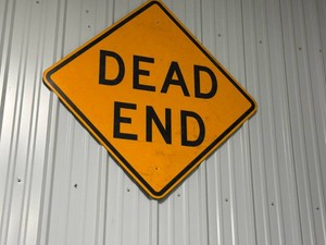 Decommissioned Road Signs - Dead End & No Parking