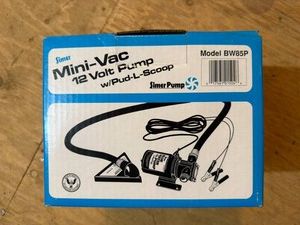 Simer Mini-Vac 12 Volt Pump