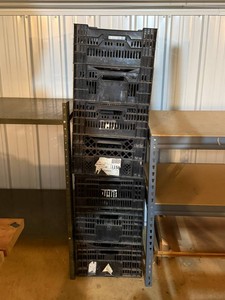 Black Storage Totes