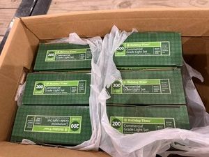 6 New Boxes Commercial Grade Light Sets