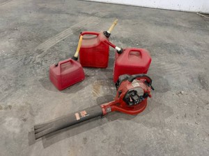 Gas Cans & Craftsman Leaf Blower