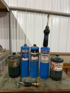 Propane Cans & Torch