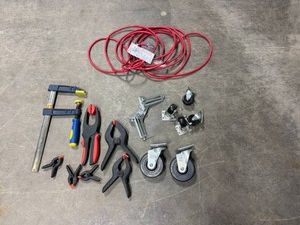 Clamps, Casters & Extension Cord