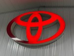 Rare 7' Long Toyota Light Up Dealership Sign