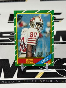 Jerry Rice RC 1986 Topps #161 Vintage Rookie Football Card