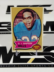 OJ Simpson RC 1970 Topps #90 Vintage Rookie Football Card