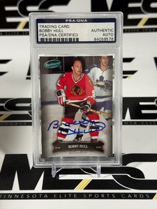 Bobby Hull Autograph PSADNA Authenticity Slab 2007 Parkurst #36 Hockey Card