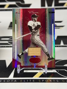 Stan Musial Game-Used Bat Relic 100 2004 Donruss Playoff #240 Red Mirror Numbered 022100 Baseball Card