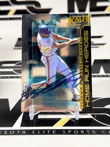 Vladimir Guerrero Autograph 1999 Topps Chrome Power Elite Home Run Heroes #12 HRH Baseball Card