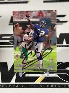 Daunte Culpepper Autograph RC 1999 Topps Stadium Club #151 Rookie Minnesota Vikings Football Card