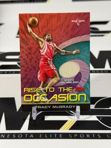Tracy McGrady Game-Worn Jersey Relic 2005 Topps Rise to the Occasion #RO-TM Basketball Card