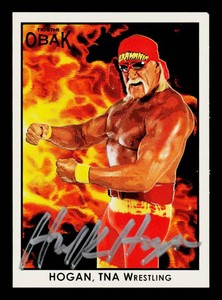 Hulk Hogan Autograph 2010 TriStar Okah #N9 Wrestling Card