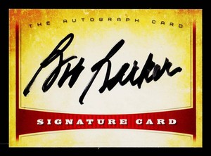 Bob Barker Autograph Signature Card