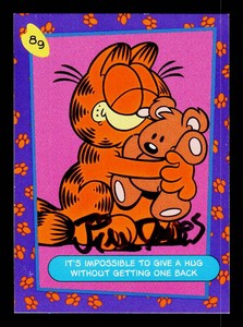 Jim Davis Autograph Garfield Trading Card