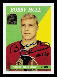 Bubby Hull Autograph Hockey Card