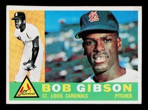 Bob Gibson 1960 Topps #73 Vintage Baseball Card