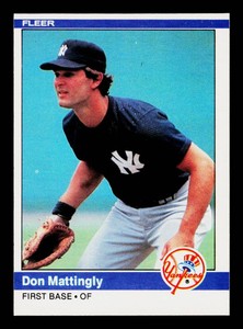 Don Mattingly RC 1984 Fleer #131 Vintage Rookie Baseball Card