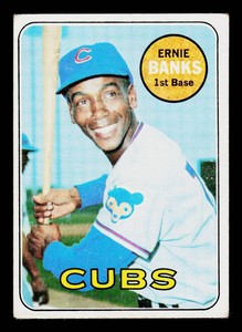 Ernie Banks 1969 Topps #20 Vintage Baseball Card