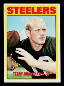 Terry Bradshaw 2nd Year 1972 Topps #150 Vintage Football Card