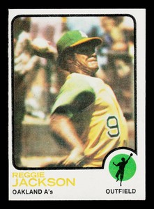 Reggie Jackson 1973 Topps #255 Vintage Baseball Card