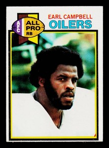 Earl Campbell RC 1979 Topps #390 Vintage Rookie Football Card