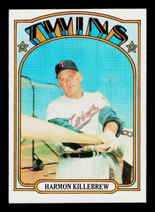 Harmon Killebrew 1972 Topps #51 Vintage Minnesota Twins Baseball Card