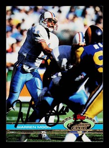 Warren Moon Autograph Football Card
