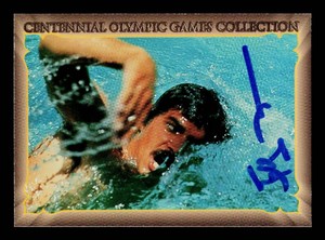 Mark Spitz Autograph Olympic Swimming Trading Card