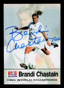 Brandi Chastain Autograph Soccer Trading Card