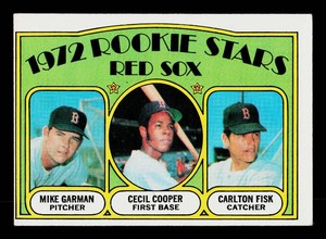 Carlton Fisk RC 1972 Topps #79 Vintage Rookie Baseball Card