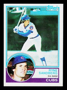 Ryne Sandberg RC 1983 Topps #83 Vintage Baseball Card