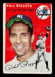 Phil Rizzuto 1954 Topps #17 Vintage Baseball Card
