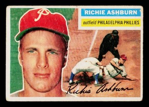 Richie Ashburn 1956 Topps #120 Vintage Baseball Card