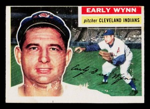 Early Wynn 1956 Topps #197 Vintage Baseball Card