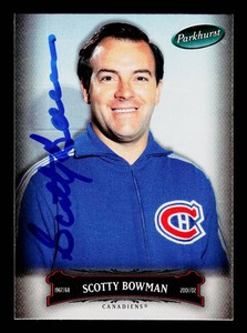 Scotty Bowman Autograph Hockey Card