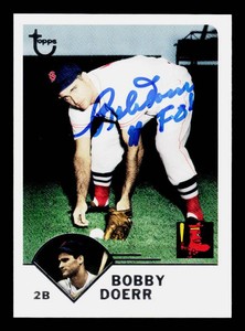 Bobby Doerr Autograph Baseball Card